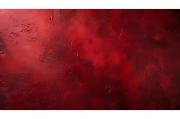 A Red Background with Black Spots