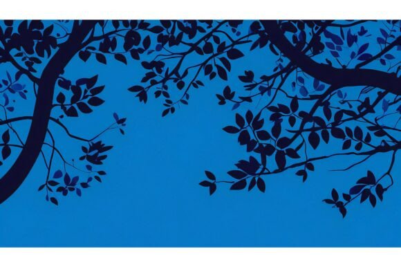 A Tree Branches with Leaves