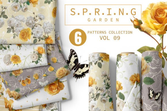 Beautiful Spring Patterns for Creative Projects
