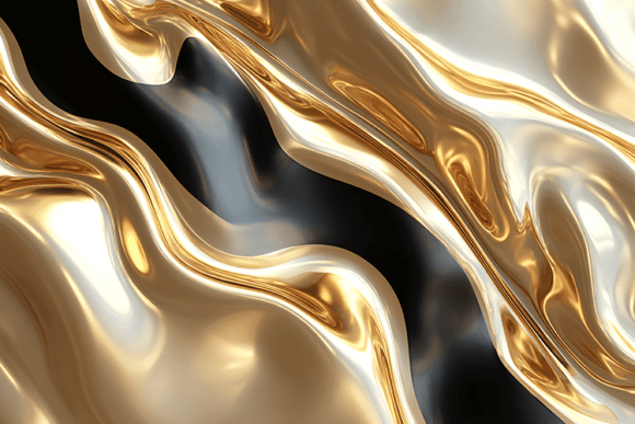 Gold and Silver Liquid Metallic Texture: Elevate Your Creative Projects