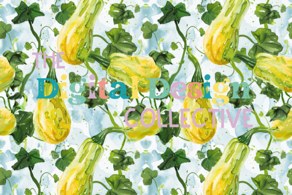 Seamless Watercolor Garden Vegetable: A Versatile Design for Creative Projects