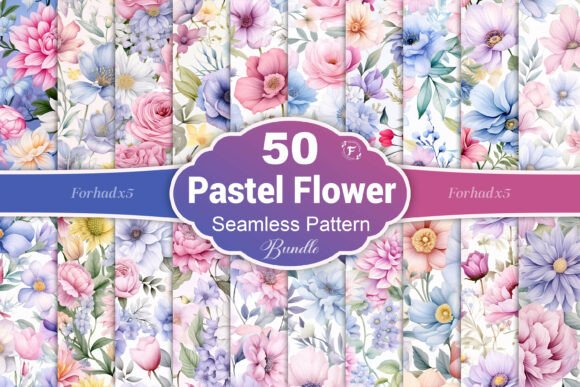 Watercolor Pastel Flower Pattern: A Strategic Design Choice for Modern Creatives